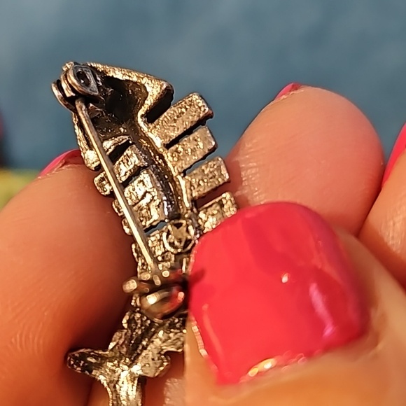 1970s vintage U.S.S.R. brooch. The blue fish - Picture 6 of 8